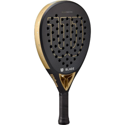 raquette de padel blade pro noir or