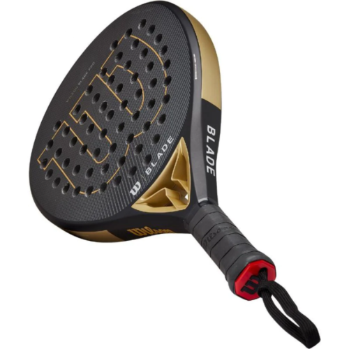 raquette de padel blade pro noir or