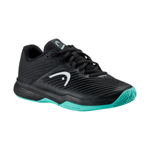 chaussures de tennis head revolt pro jr noir/turquoise