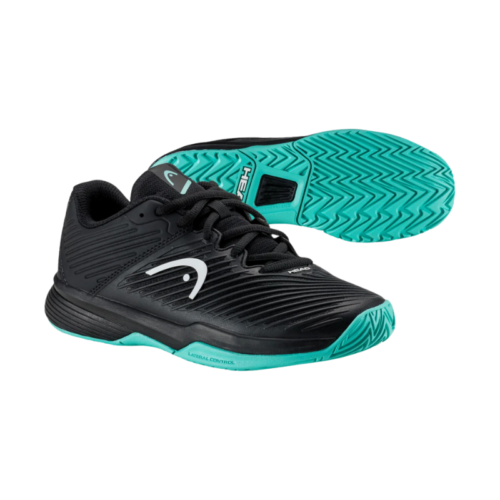 chaussures de tennis head revolt pro jr noir/turquoise