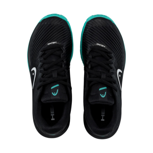 chaussures de tennis head revolt pro jr noir/turquoise