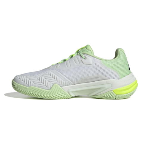 chaussures de tennis adidas barricade 13 m white green