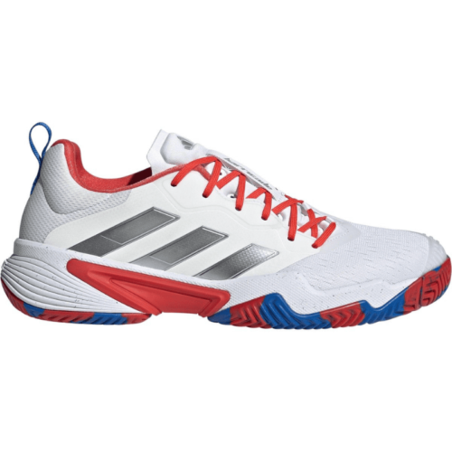 Chaussures de tennis adidas barricade white red blue