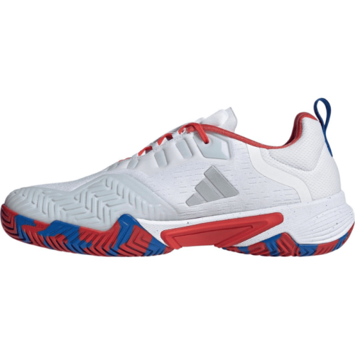 Chaussures de tennis adidas barricade white red blue