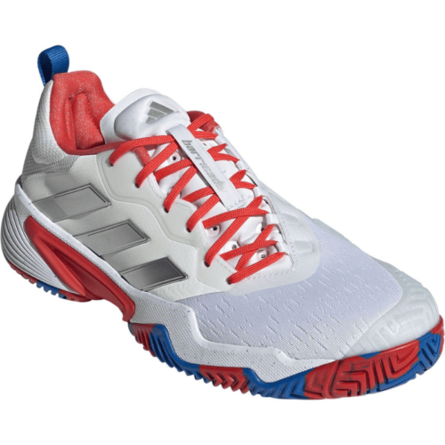 Chaussures de tennis adidas barricade white red blue