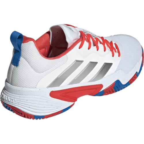 Chaussures de tennis adidas barricade white red blue