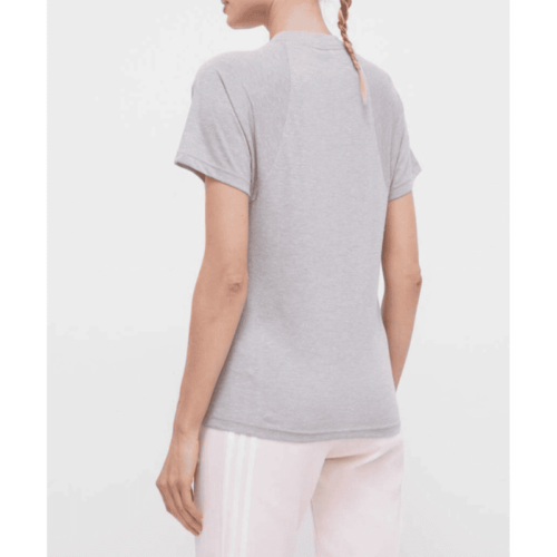 t-shirt adidas femme gris