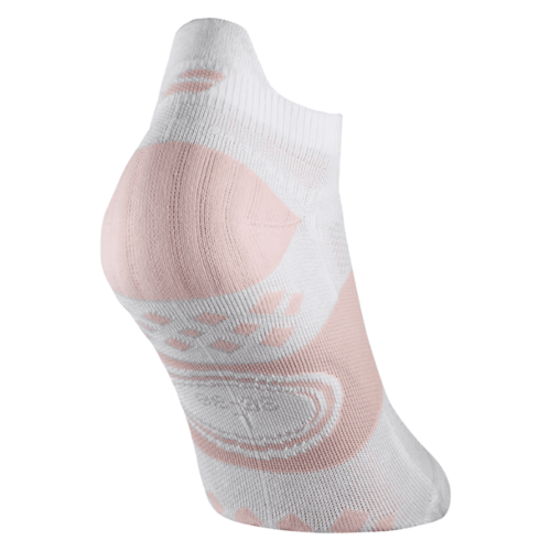 chaussettes babolat blanche et rose