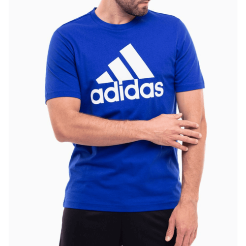 T-shirt adidas bleu big logo