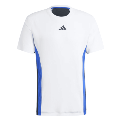 T-shirt adidas pro homme blanc bleu noir