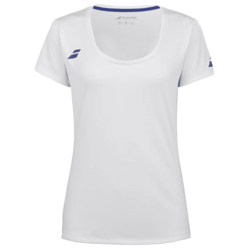 t-shirt babolat fille blanc