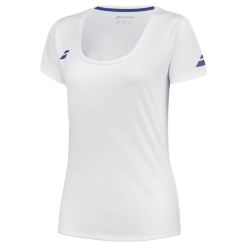 t-shirt babolat fille blanc